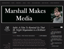 Tablet Screenshot of marshallmakesmedia.com